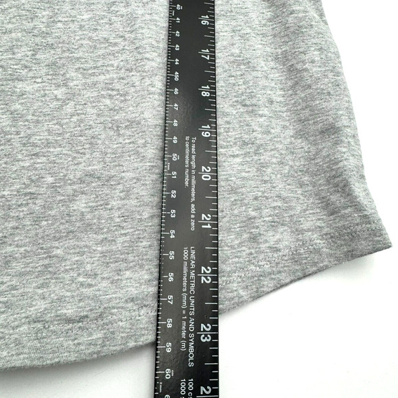 TOMMY HILFIGER Women's Large Gray Sport Pullover Hoodie Sweatshirt Roll Tab Logo - Picture 8 of 9